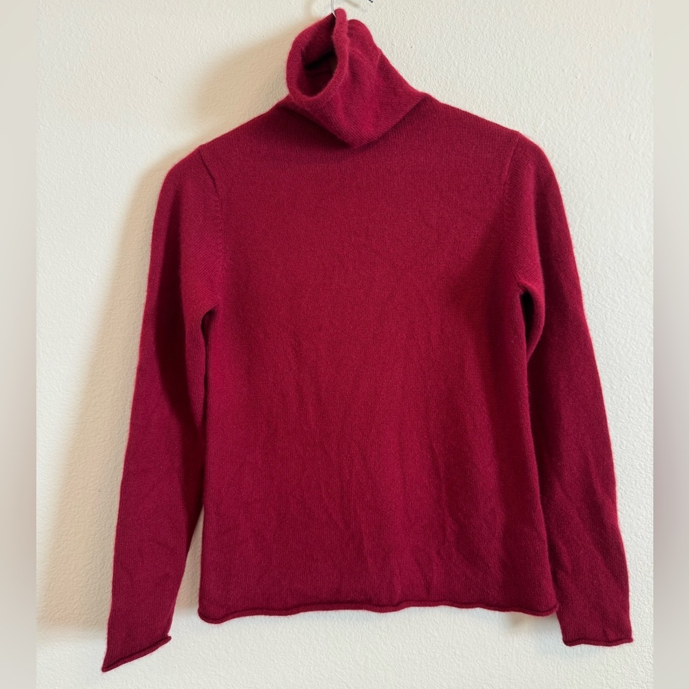 Eileen Fisher Cashmere Turtleneck Sweater Small
